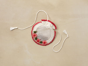 Crochet-Edged Lavender Sachet